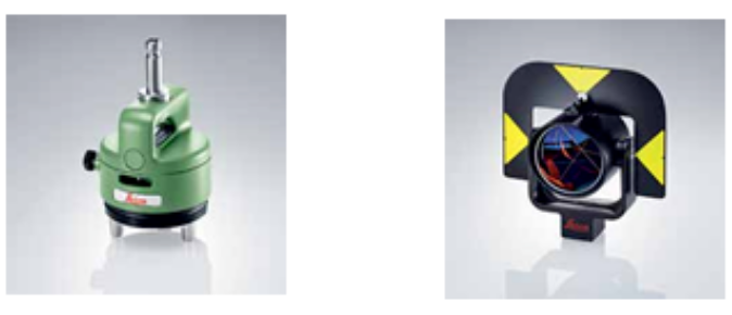 徠卡棱鏡和支架合理搭配，更易獲得高精度測量成果！